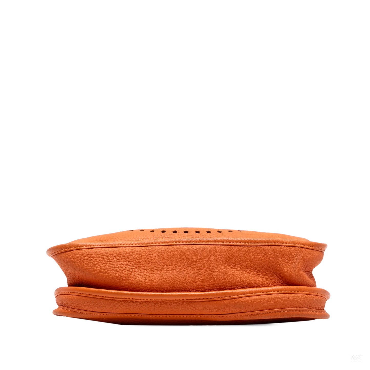 Second hand Hermes Evelyne 29 Taurillon Clemence Leather Hobo Crossbody Orange - Tabita Bags