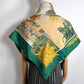 Second hand Hermes Foulard 90 Silk Sanssoucy Palace Green - Tabita Bags