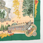 Second hand Hermes Foulard 90 Silk Sanssoucy Palace Green - Tabita Bags