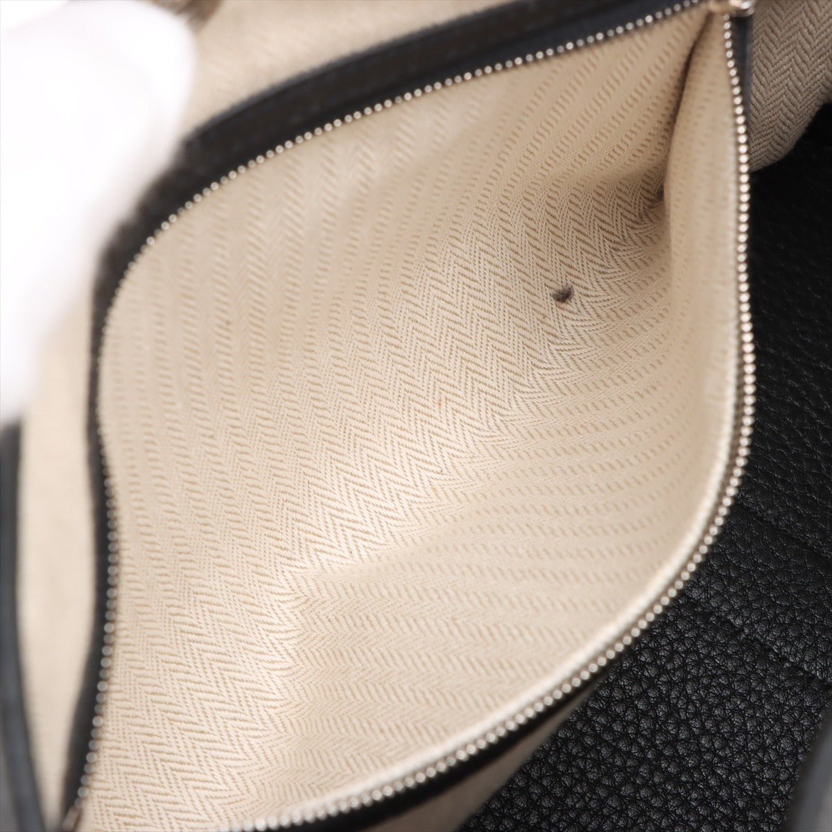 Second hand Hermes Garden Party 30 Leather Tote Handbag Black - Tabita Bags