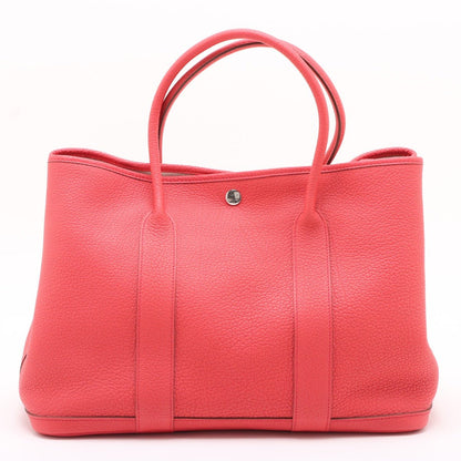 Second hand Hermes Garden Party 36 Canvas Tote Handbag Bougainvillea - Tabita Bags