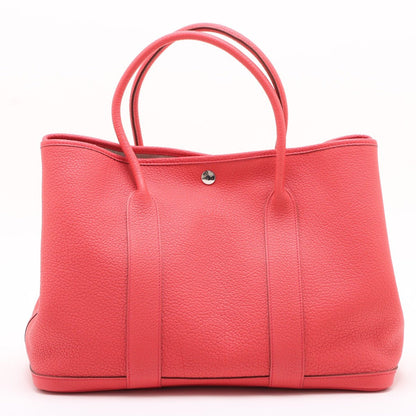 Second hand Hermes Garden Party 36 Canvas Tote Handbag Bougainvillea - Tabita Bags