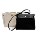 Second hand Hermes Herbag Canvas 2 - Ways Top - handle Handbag 2 - Sacs Black - Tabita Bags