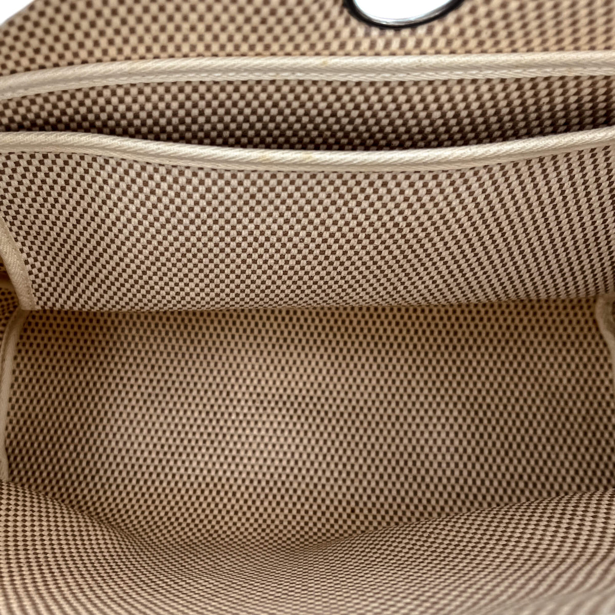 Second hand Hermes Herbag Canvas 2 - Ways Top - handle Handbag 2 - Sacs Black - Tabita Bags