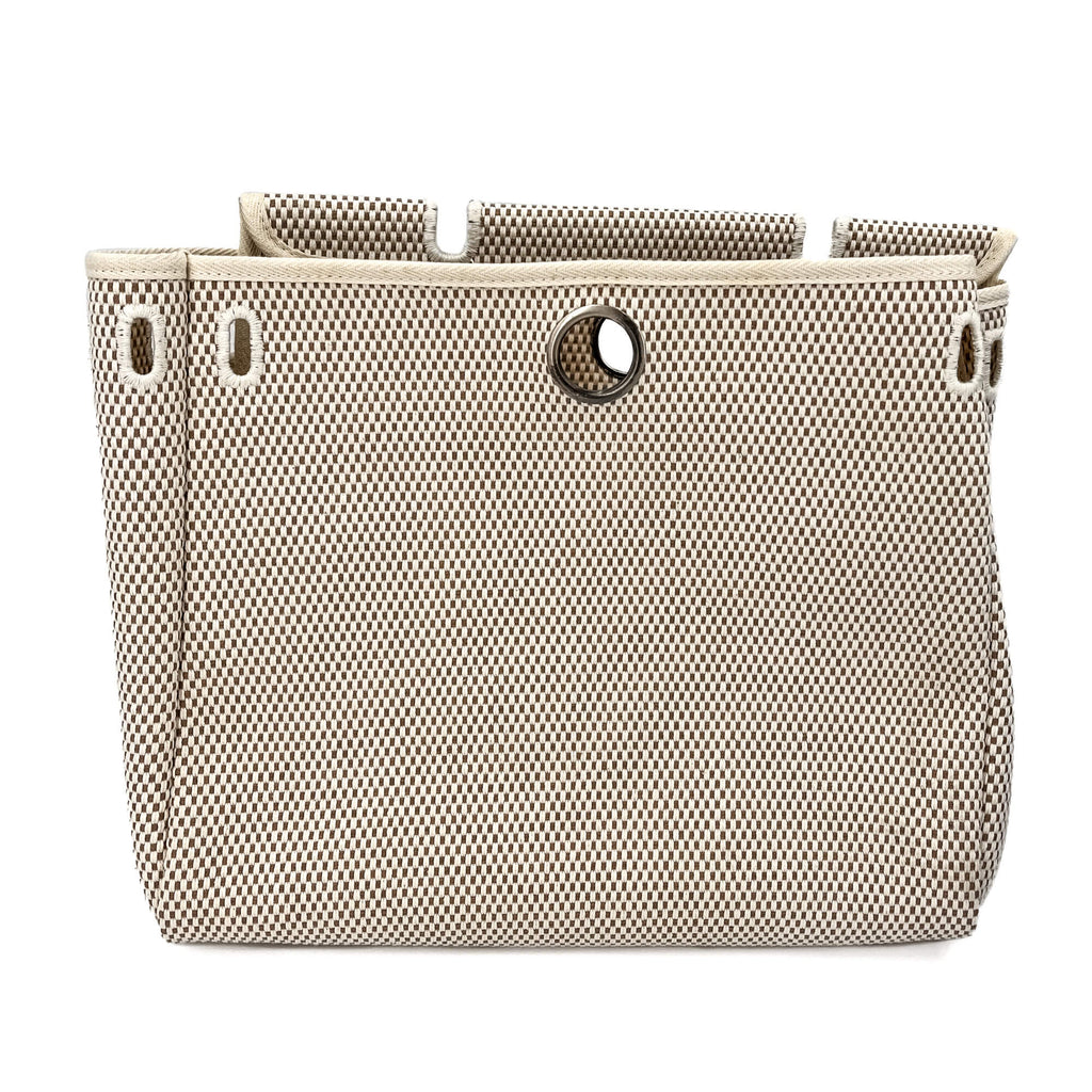 Second hand Hermes Herbag Canvas 2 - Ways Top - handle Handbag 2 - Sacs Black - Tabita Bags