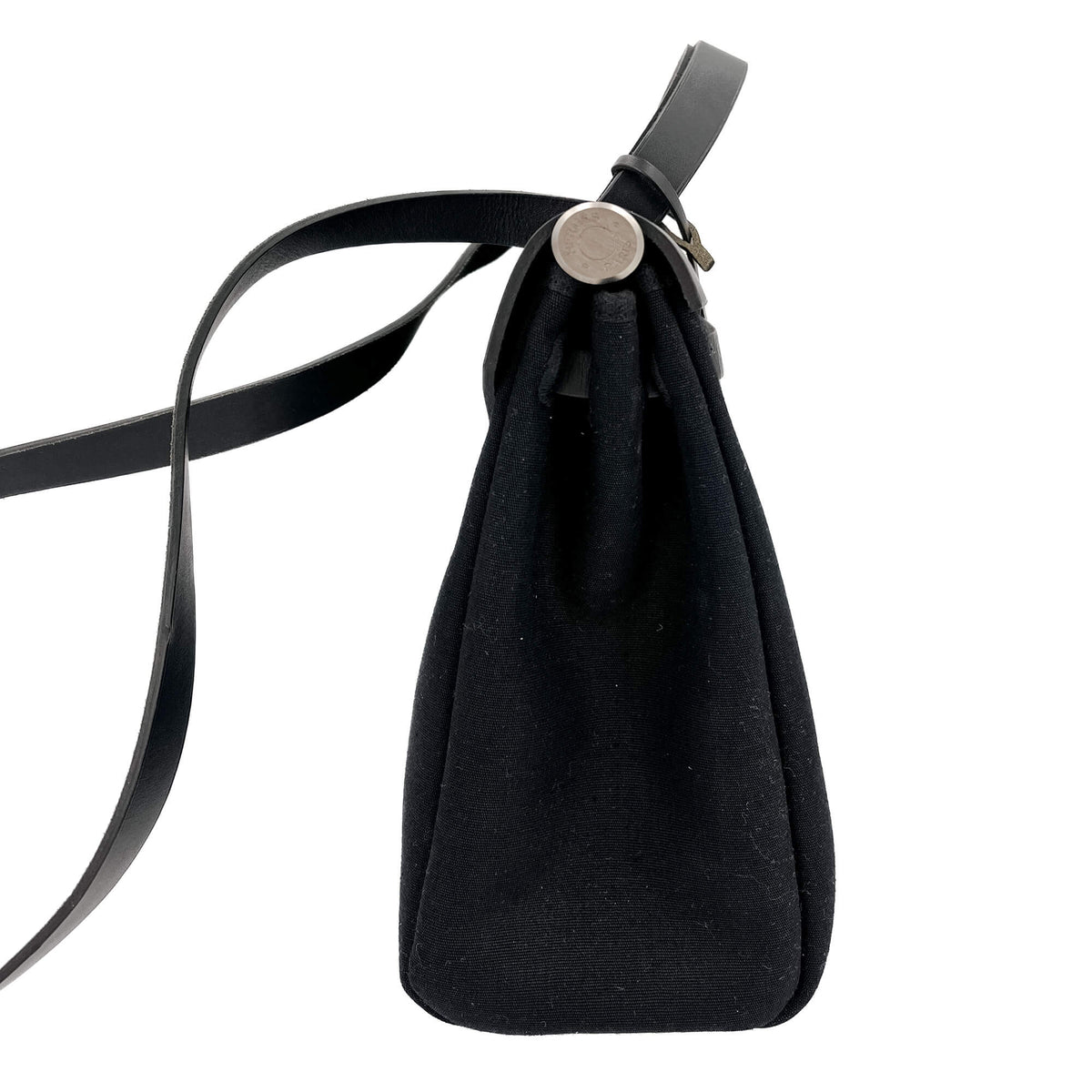 Second hand Hermes Herbag Canvas 2 - Ways Top - handle Handbag 2 - Sacs Black - Tabita Bags