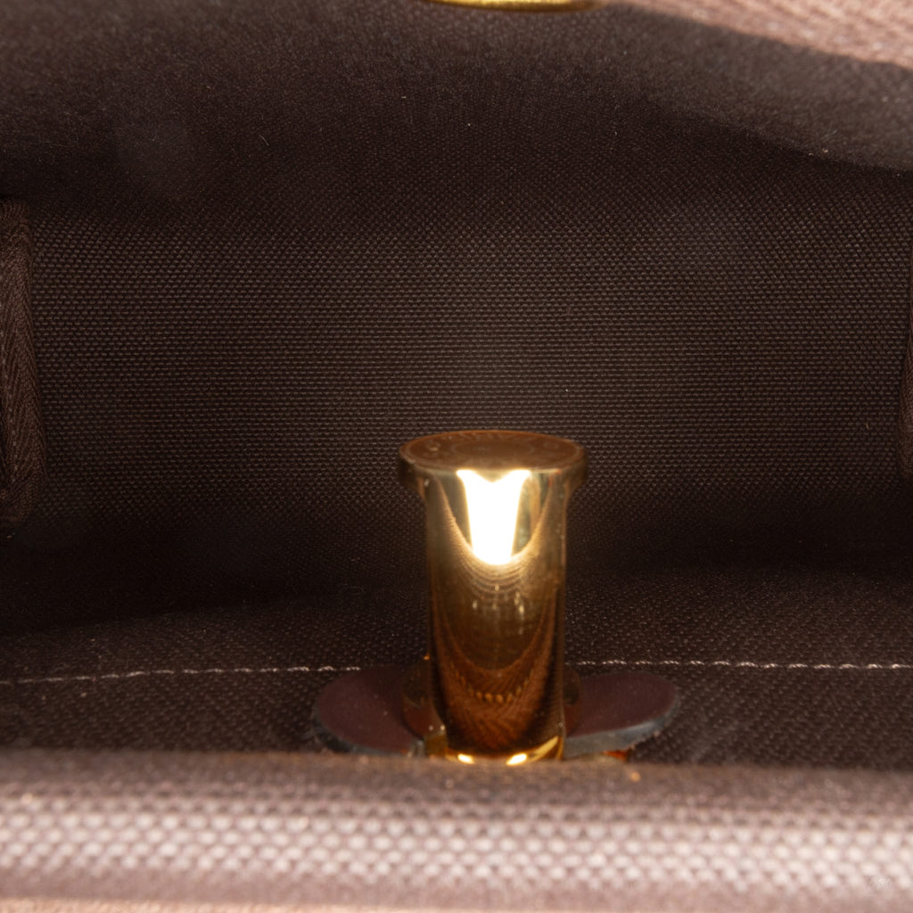 Second hand Hermes Herbag Mini Vache Hunter Leather Crossbody Brown - Tabita Bags