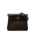 Second hand Hermes Herbag Mini Vache Hunter Leather Crossbody Brown - Tabita Bags