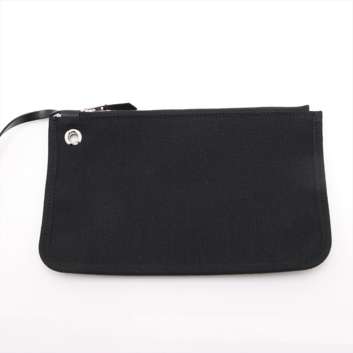 Second hand Hermes Herbag PM Canvas 1 pouch Top-handle Handbag Black - Tabita Bags