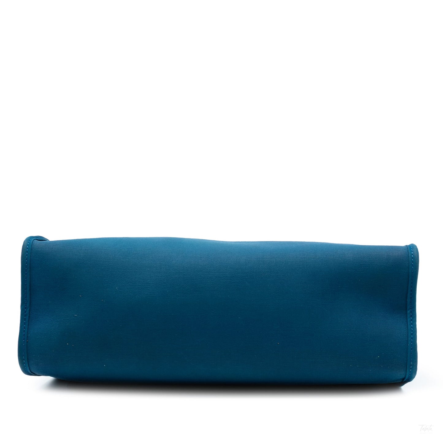 Second hand Hermes Herbag PM Canvas 1 pouch Top - Handle Handbag Blue - Tabita Bags