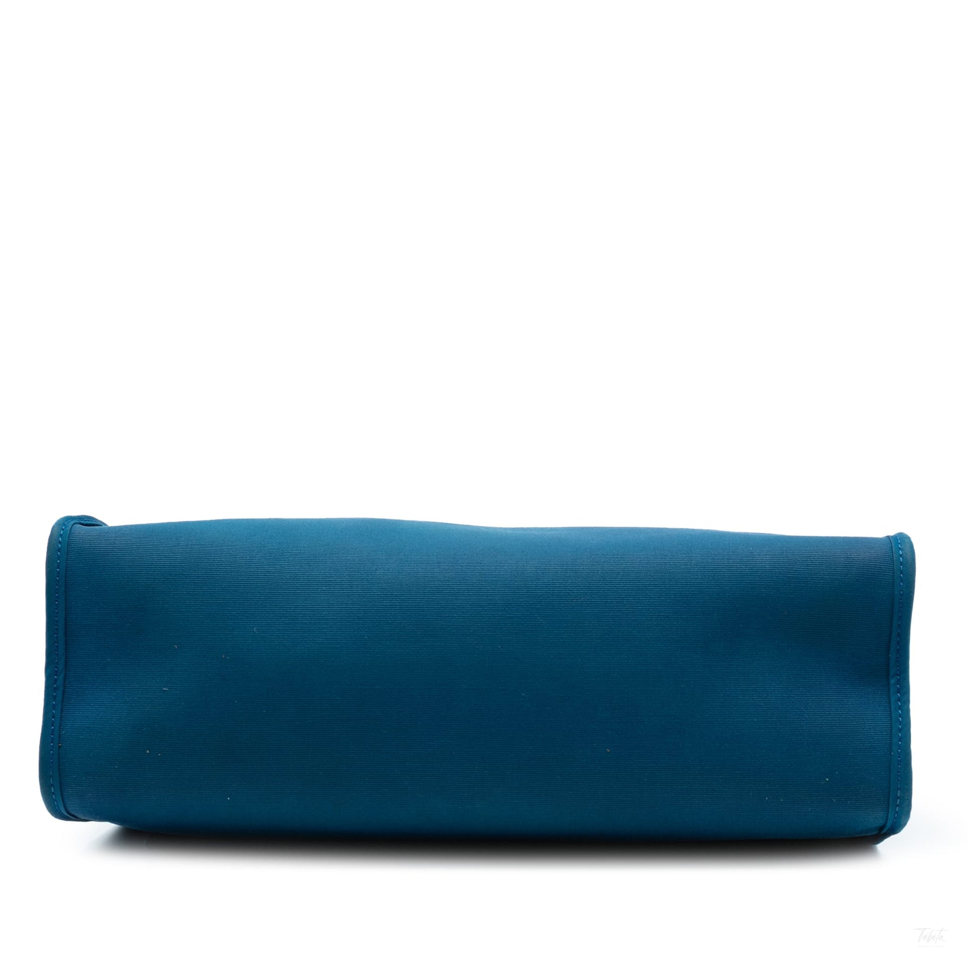 Second hand Hermes Herbag PM Canvas 1 pouch Top - Handle Handbag Blue - Tabita Bags