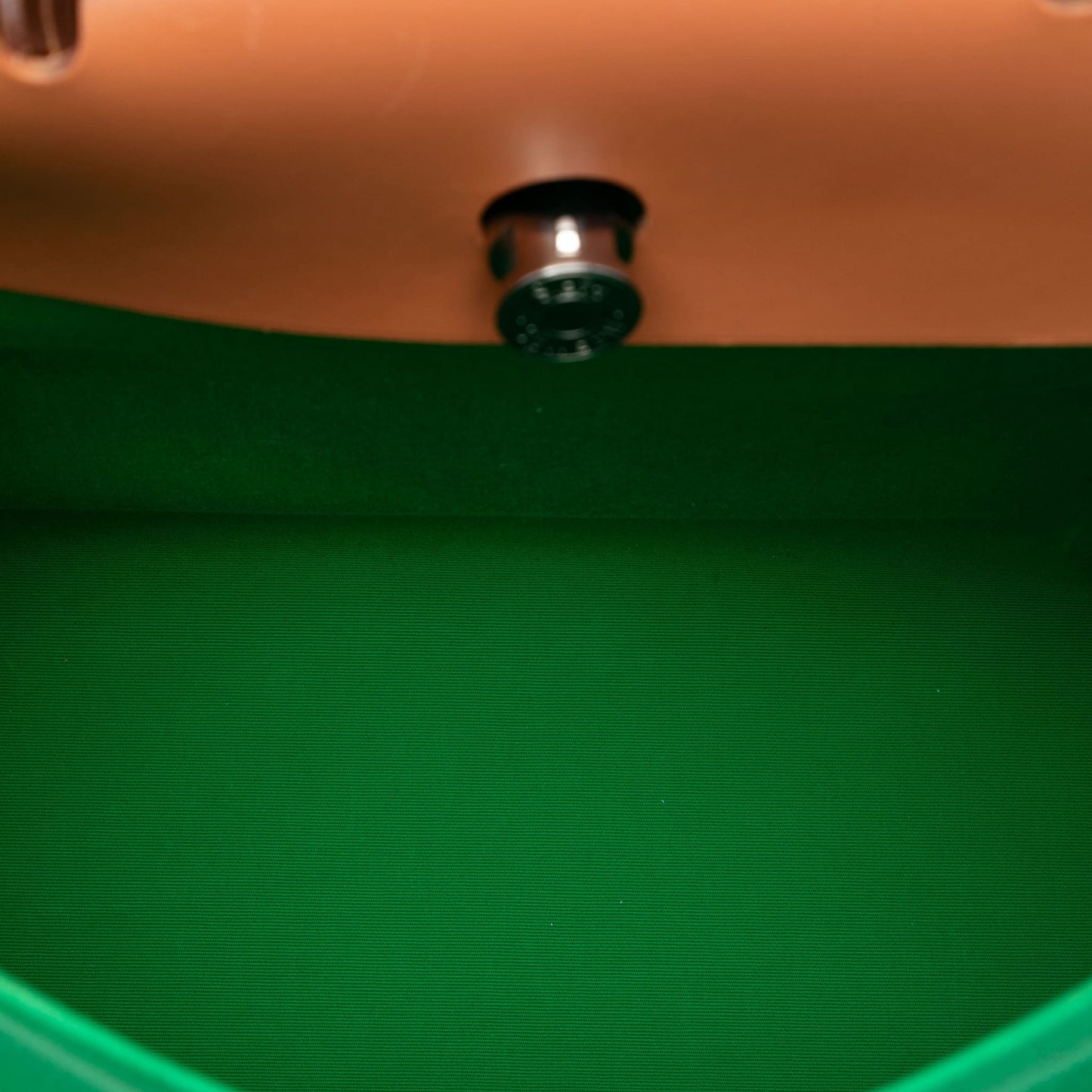 Second hand Hermes Herbag PM Canvas 1 pouch Top - handle Handbag Green - Tabita Bags