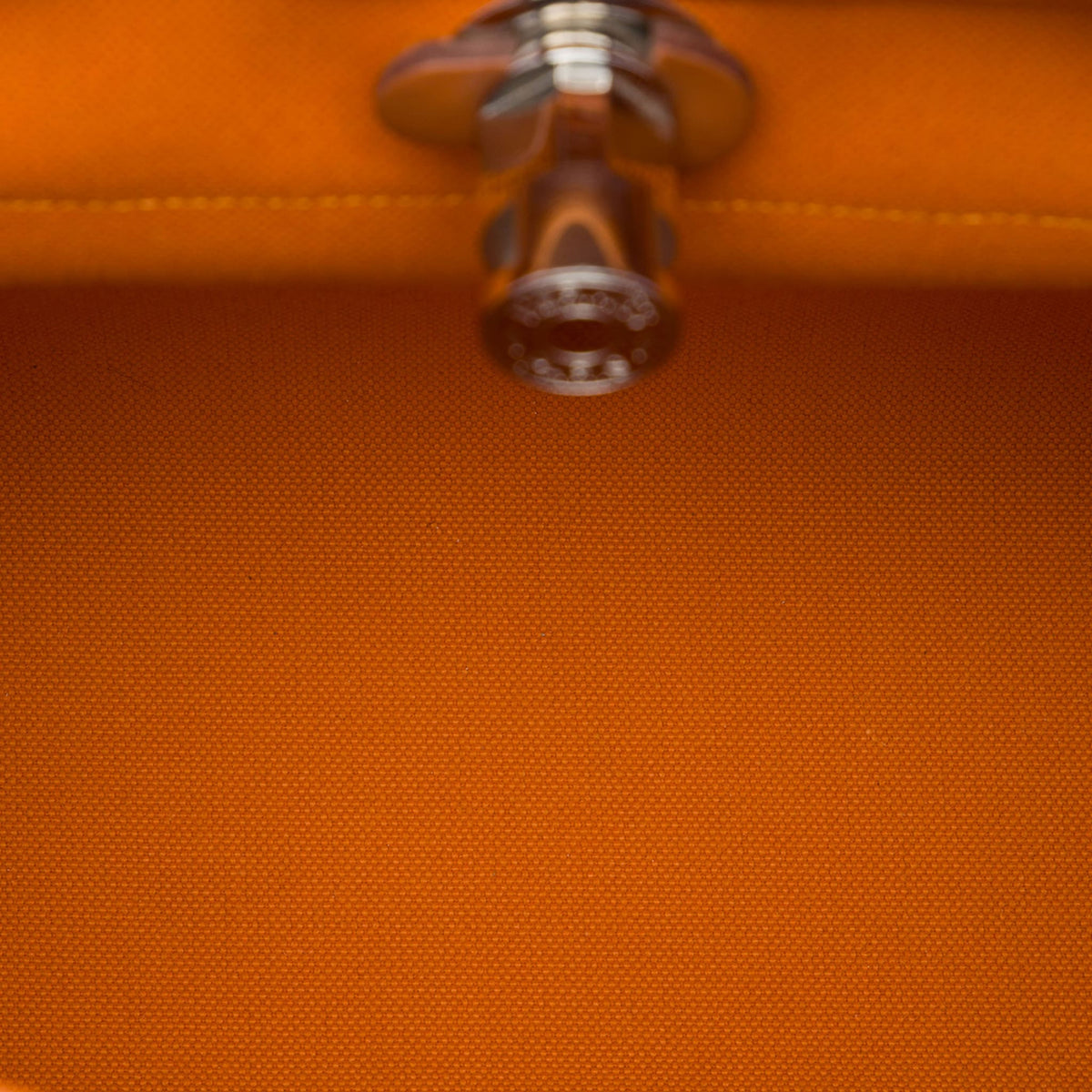 Second hand Hermes Herbag PM Canvas 1 pouch Top-handle Handbag Orange - Tabita Bags