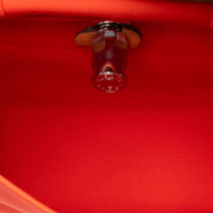 Second hand Hermes Herbag PM Canvas 1 pouch Top - handle Handbag Orange - Tabita Bags