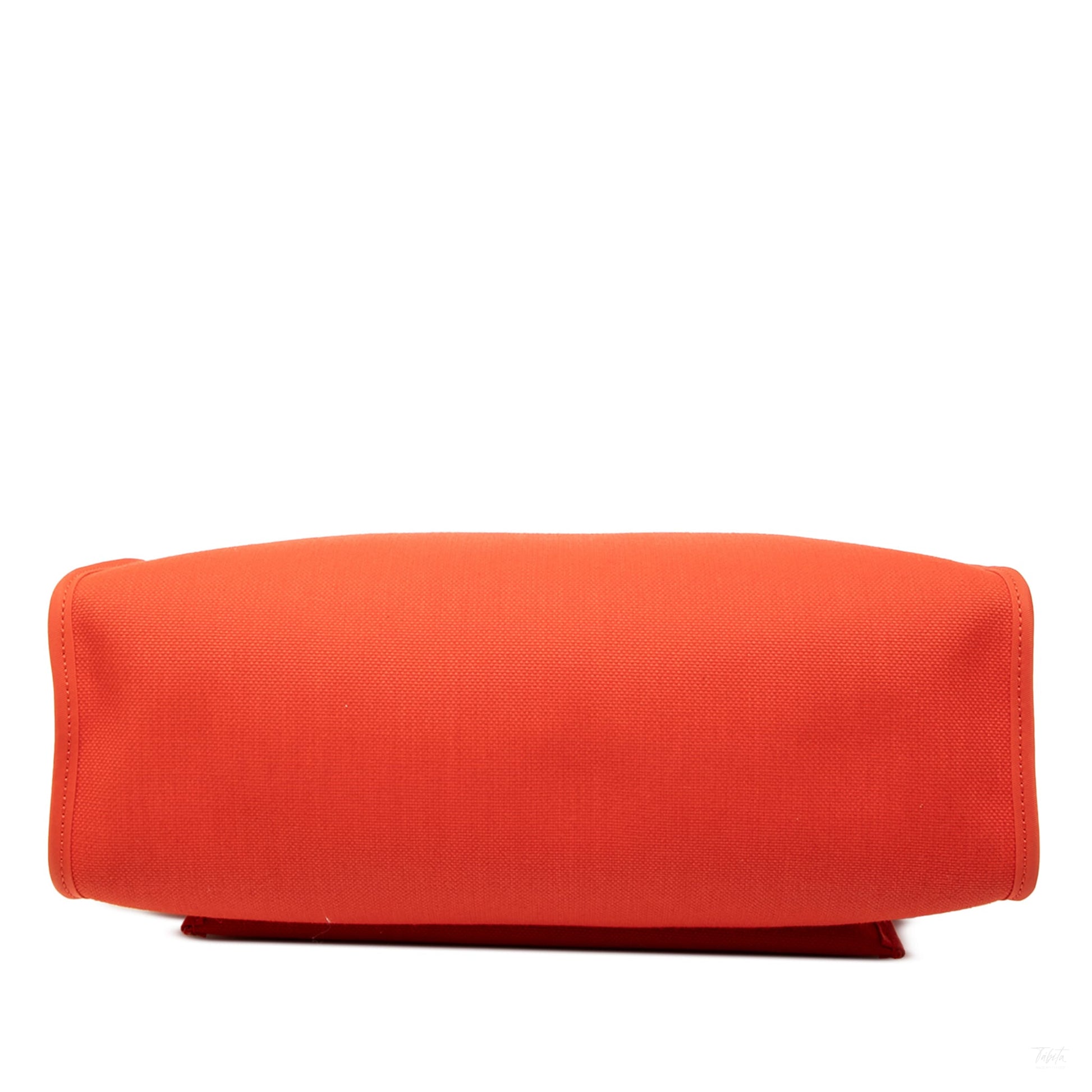 Second hand Hermes Herbag PM Canvas 1 pouch Top - handle Handbag Orange - Tabita Bags