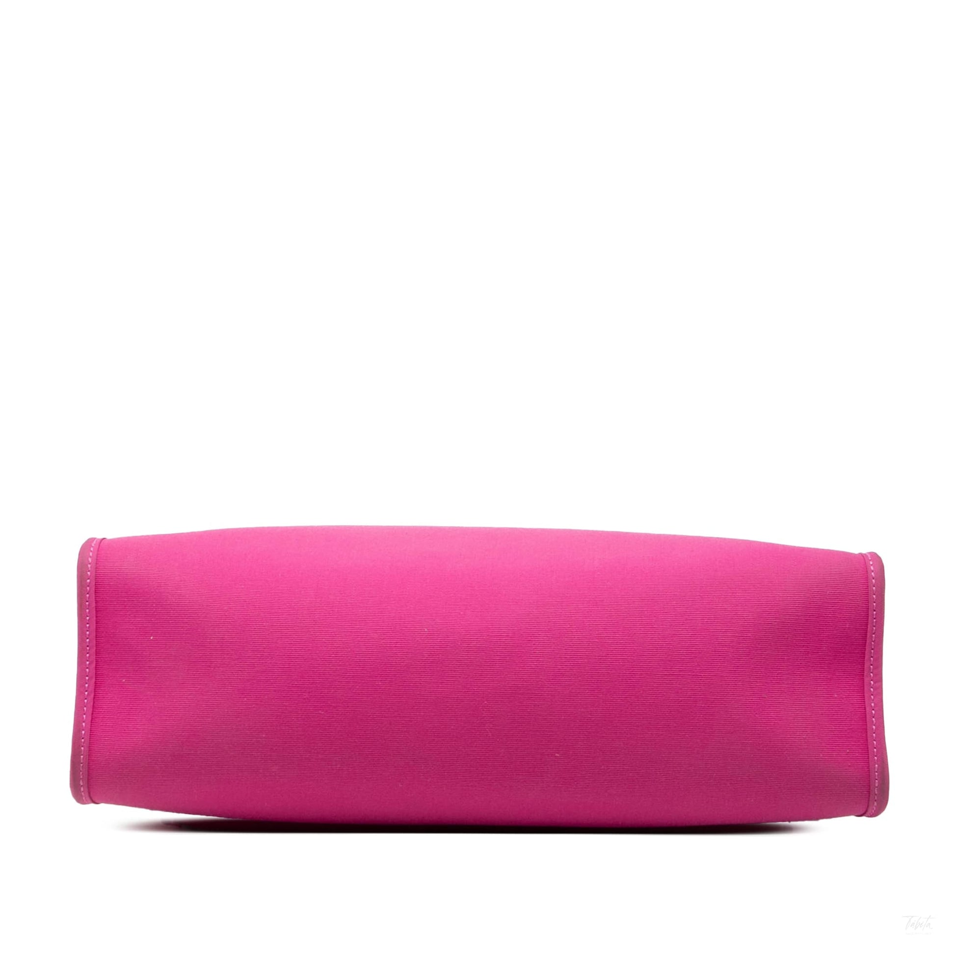 Second hand Hermes Herbag PM Canvas 1 pouch Top - handle Handbag Pink - Tabita Bags