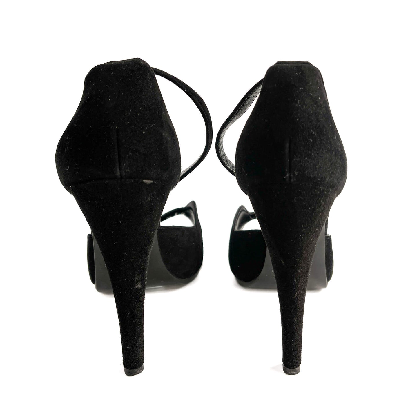 Second hand Hermes Holy 105 Velvet Sandals Black - Tabita Bags