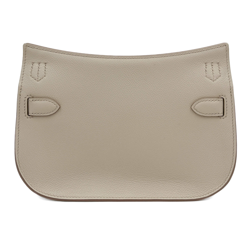 Second hand Hermes Jypsiere Mini Clemence Leather Crossbody White - Tabita Bags