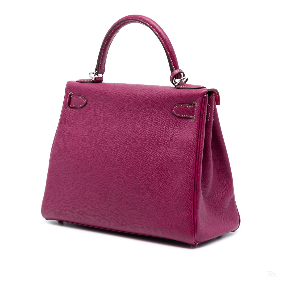 Second hand Hermes Kelly 28 Epsom Leather Retourne Top - handle Handbag Tosca - Tabita Bags