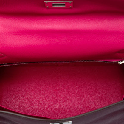 Second hand Hermes Kelly 28 Epsom Leather Retourne Top - handle Handbag Tosca - Tabita Bags