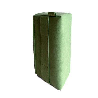 Second hand Hermes Kelly 28 Epsom Leather Sellier Top - Handle Handbag Vert Criquet - Tabita Bags