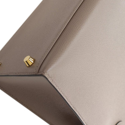 Second hand Hermes Kelly 28 Sellier Epsom Leather 2 - Ways Top - handle Bag Brown - Tabita Bags