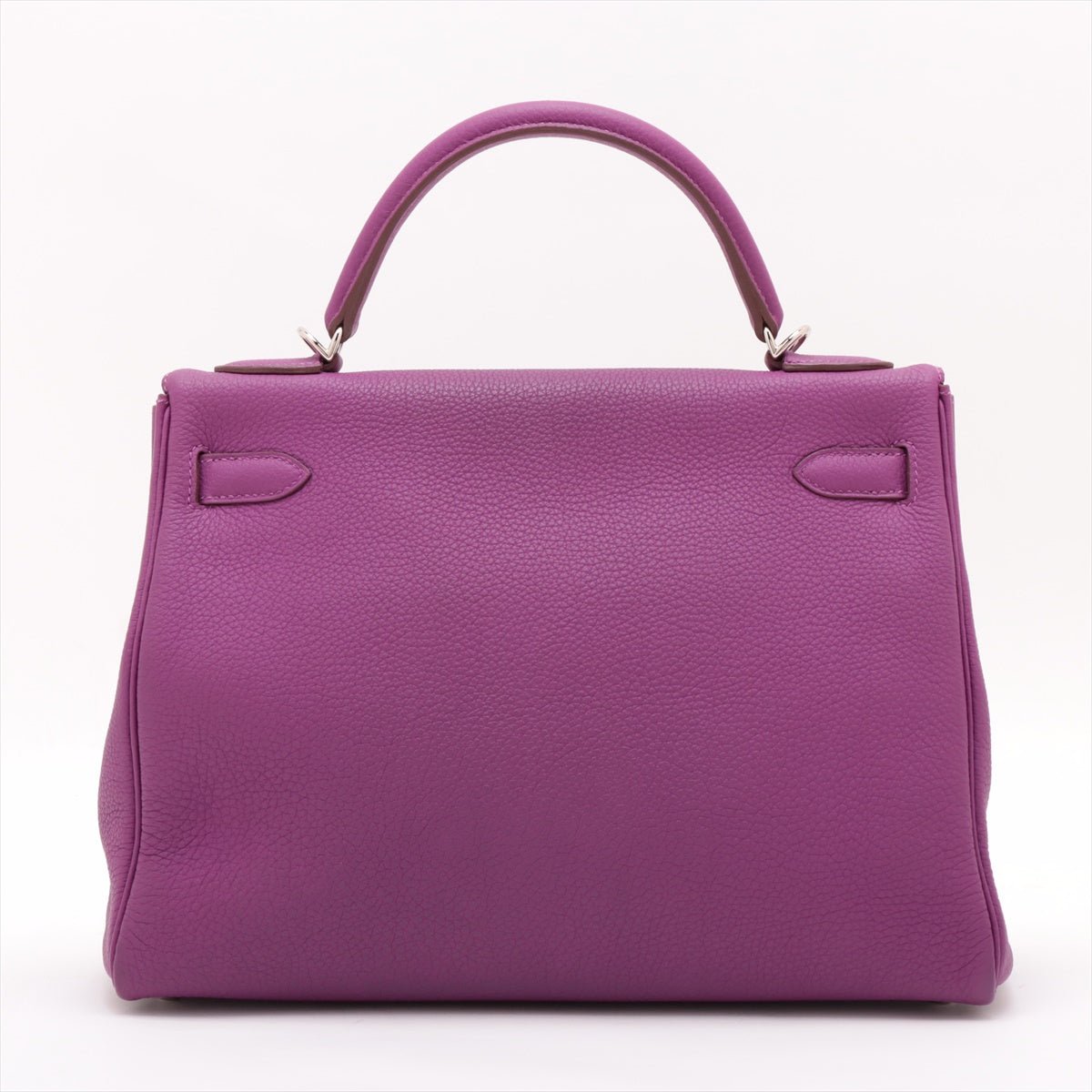 Second hand Hermes Kelly 32 Togo Leather 2 - Ways Top - handle Handbag Anemone - Tabita Bags