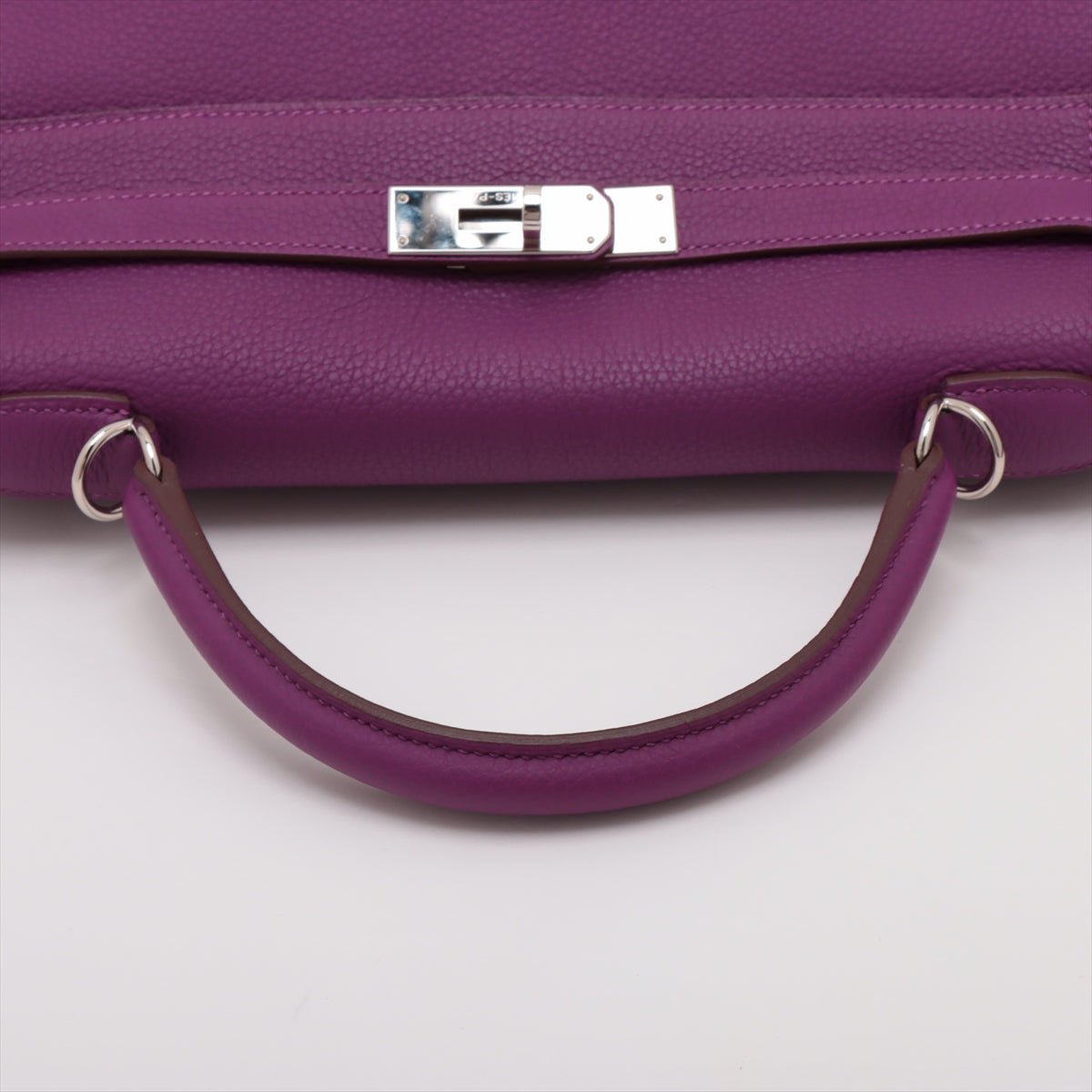 Second hand Hermes Kelly 32 Togo Leather 2 - Ways Top - handle Handbag Anemone - Tabita Bags