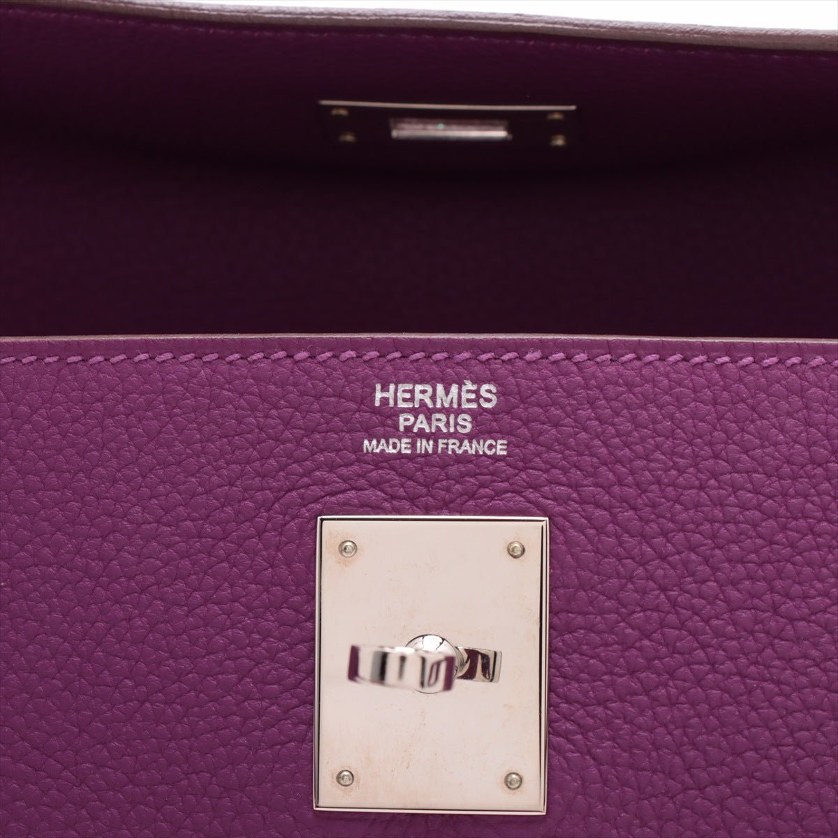 Second hand Hermes Kelly 32 Togo Leather 2 - Ways Top - handle Handbag Anemone - Tabita Bags