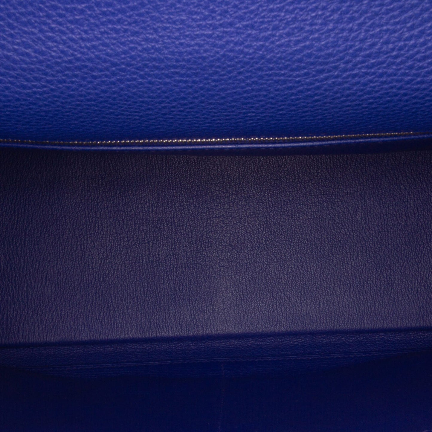 Second hand Hermes Kelly 32 Togo Leather 2 - Ways Top - handle Handbag Blue - Tabita Bags