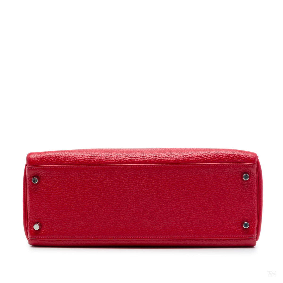 Second hand Hermes Kelly 32 Togo Leather 2-Ways Top-handle Handbag Red - Tabita Bags