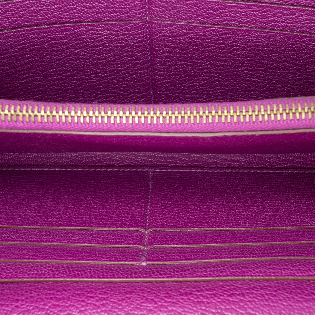 Second hand Hermes Kelly Chèvre Mysore Leather Long Wallet Anemone - Tabita Bags