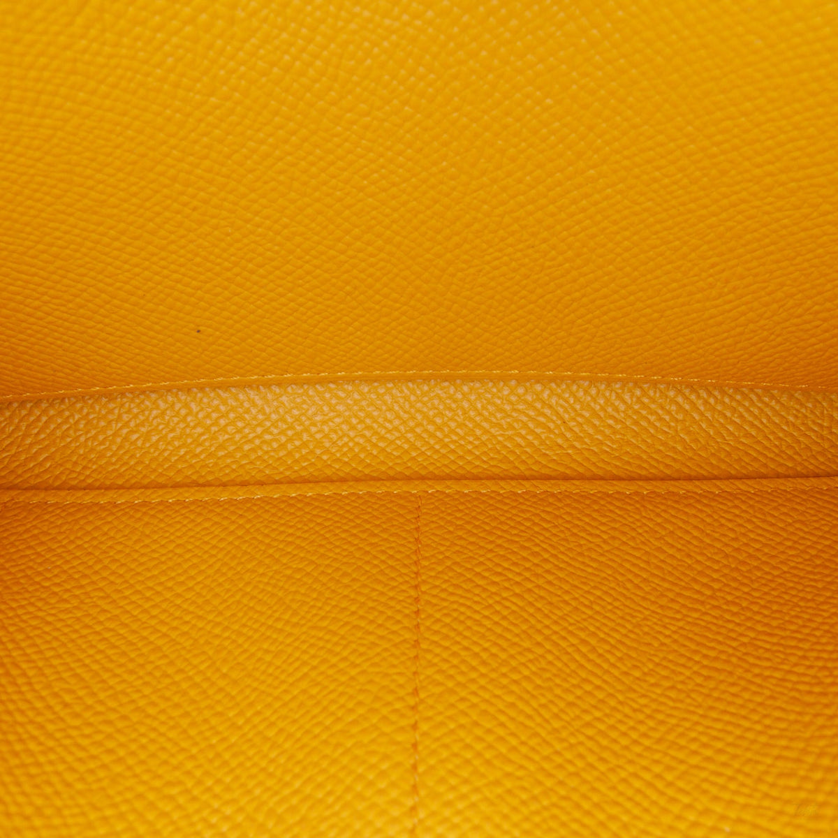 Second hand Hermes Kelly Epsom Leather Long Wallet Jaune Ambre - Tabita Bags