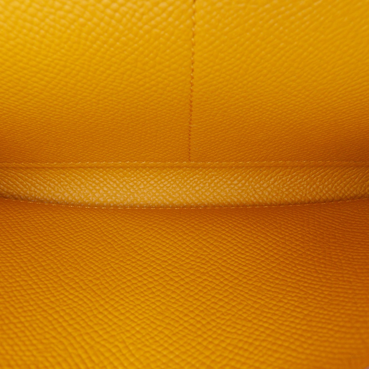 Second hand Hermes Kelly Epsom Leather Long Wallet Jaune Ambre - Tabita Bags