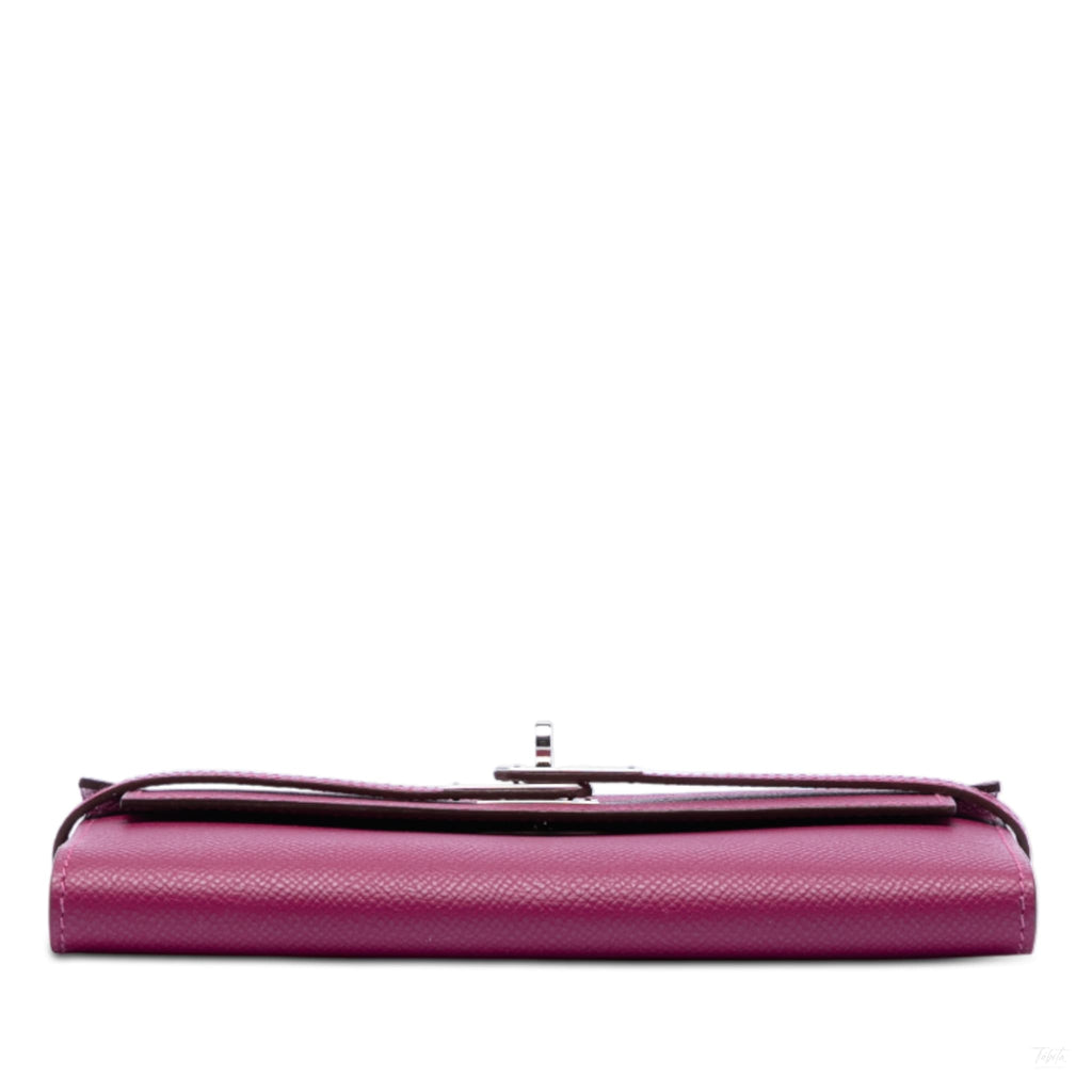 Second hand Hermes Kelly Epsom Leather Long Wallet Tosca - Tabita Bags
