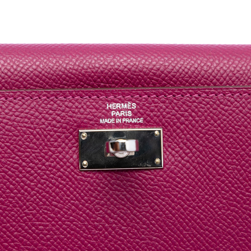 Second hand Hermes Kelly Epsom Leather Long Wallet Tosca - Tabita Bags