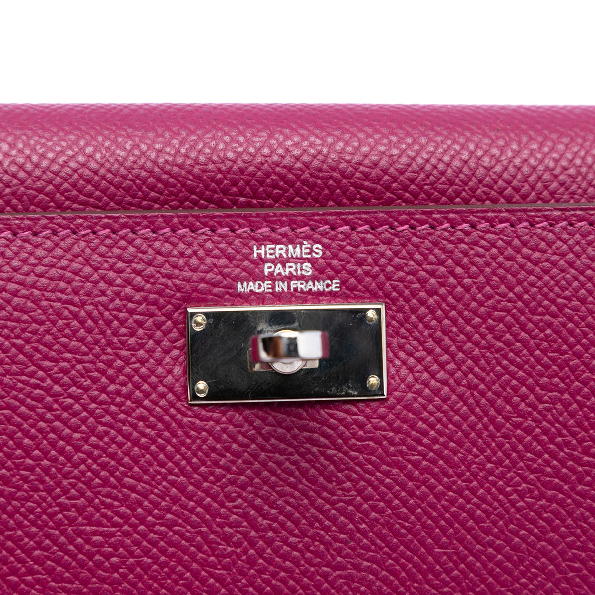 Second hand Hermes Kelly Epsom Leather Long Wallet Tosca - Tabita Bags