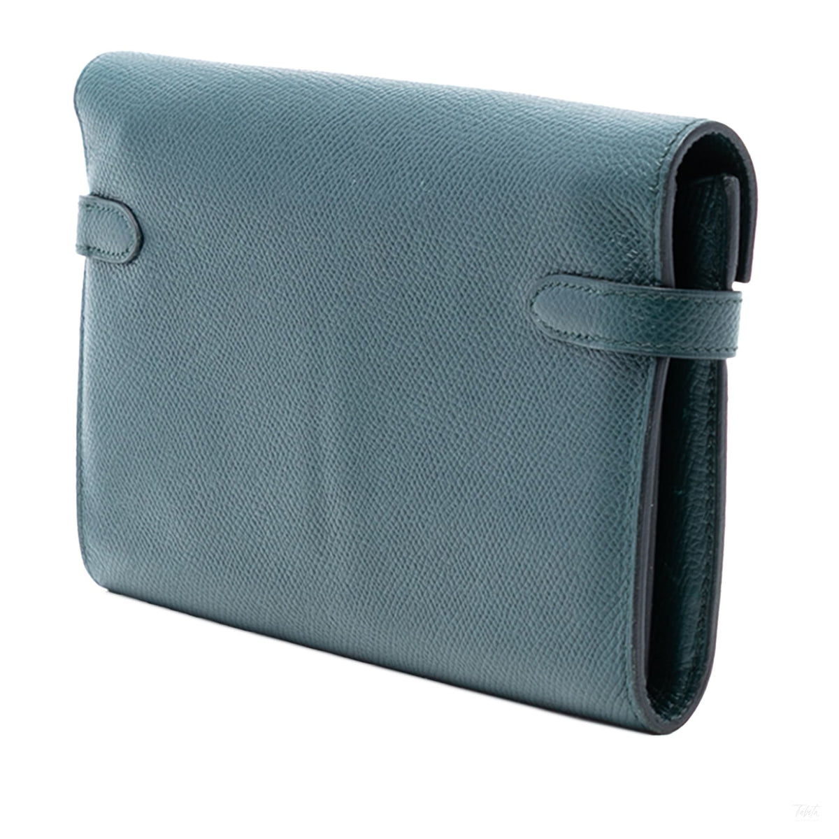 Second hand Hermes Kelly Epsom Leather Long Wallet Vert Cypress - Tabita Bags