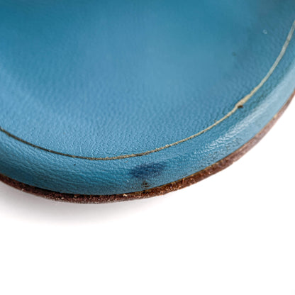 Second hand Hermes Oasis 4 Canvas Sandals 39 Blue - Tabita Bags