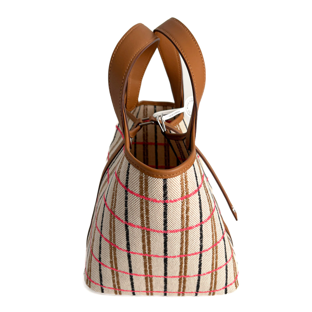 Second hand Hermes Picotin 18 Canvas Lock Couverture Carrè Bucket Handbag Caramel - Tabita Bags