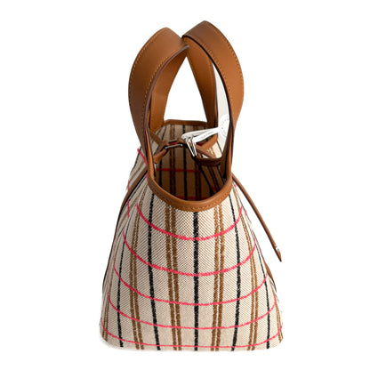 Second hand Hermes Picotin 18 Canvas Lock Couverture Carrè Bucket Handbag Caramel - Tabita Bags