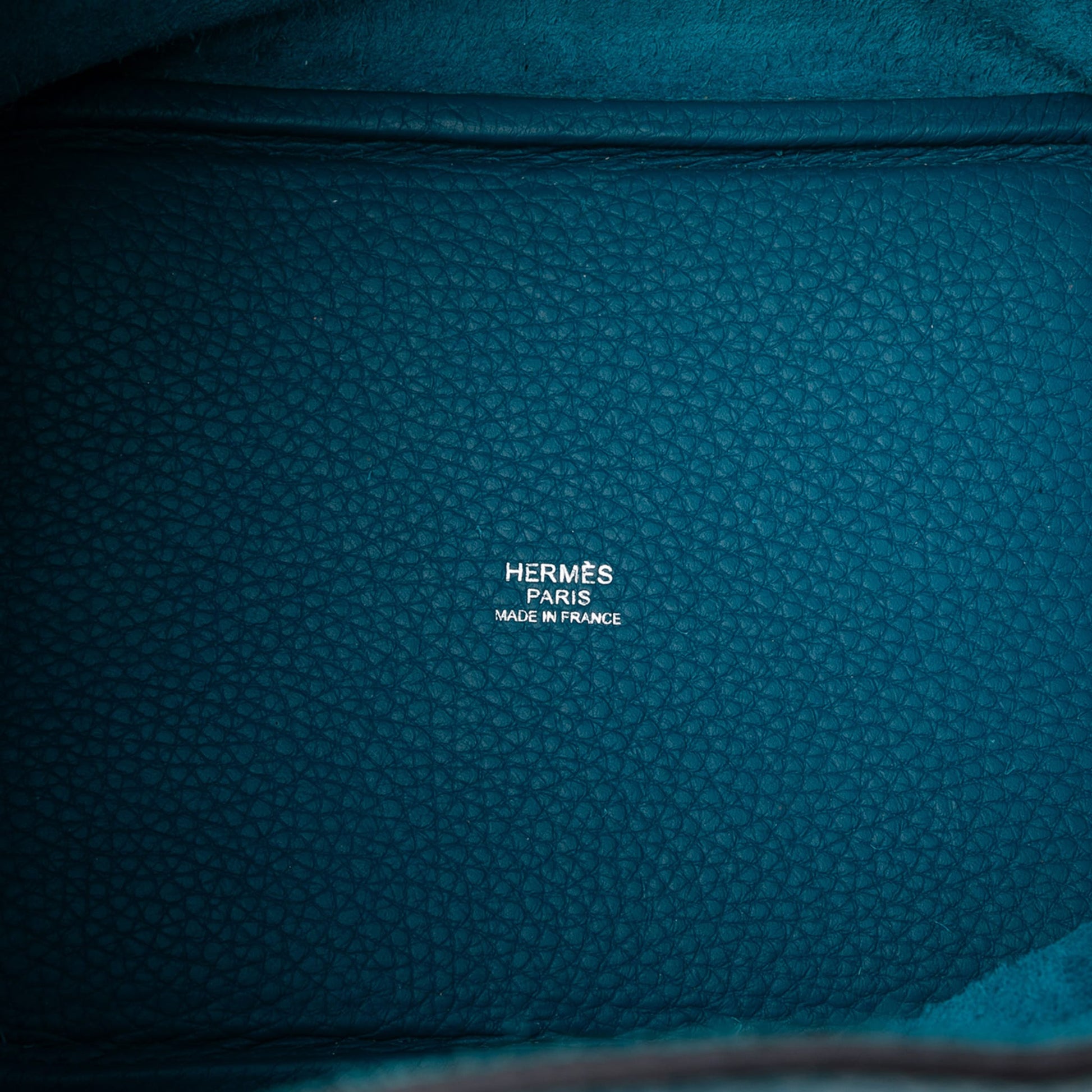 Second hand Hermes Picotin 18 Leather Lockless Bucket Handbag Blue Izmir - Tabita Bags