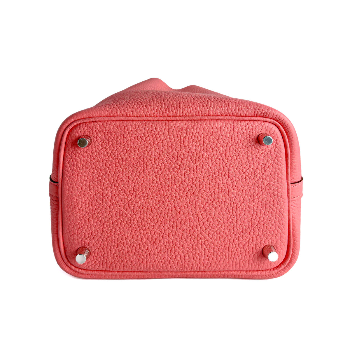 Second hand Hermes Picotin 18 Lock Leather Bucket Handbag Rose Jaipur - Tabita Bags