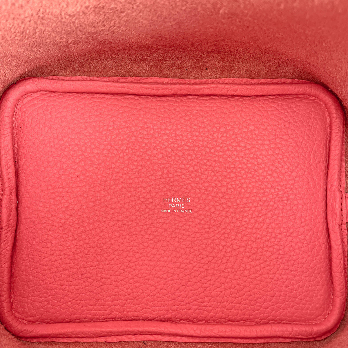 Second hand Hermes Picotin 18 Lock Leather Bucket Handbag Rose Jaipur - Tabita Bags
