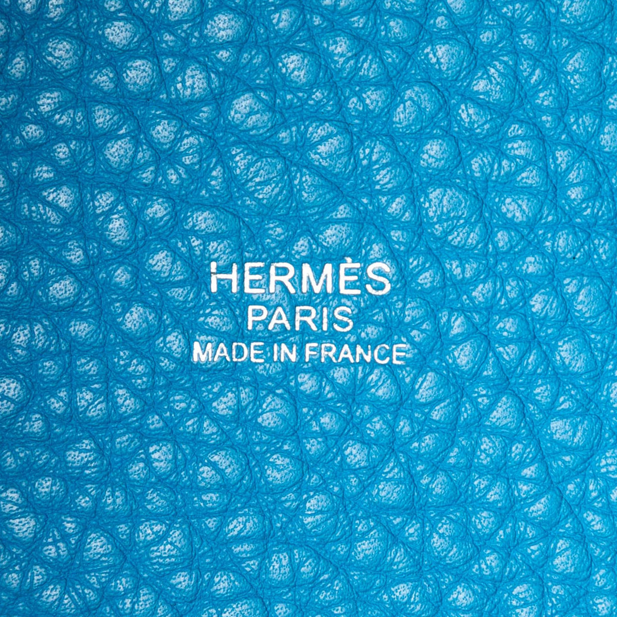 Second hand Hermes Picotin 18 Taurillon Clemence Leather Lock Bucket Handbag Blue Frida - Tabita Bags