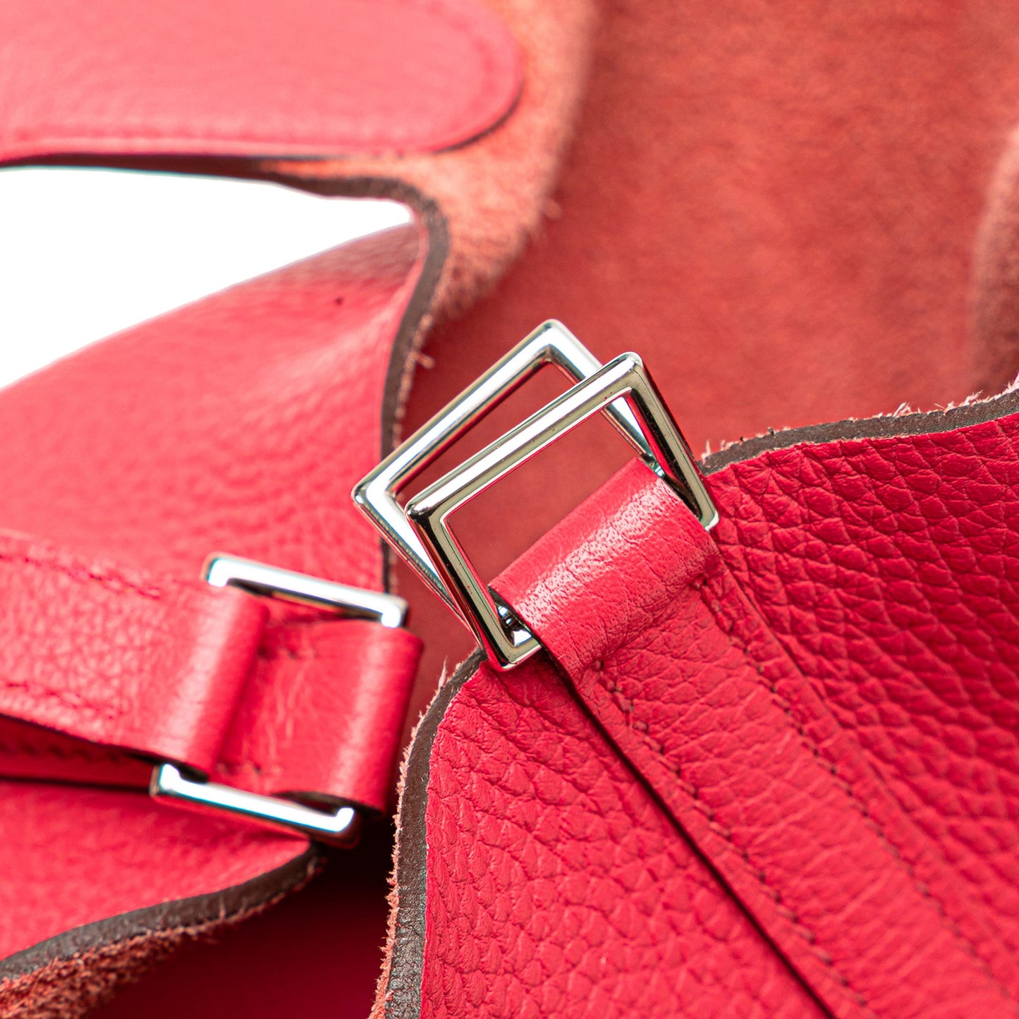 Second hand Hermes Picotin 18 Taurillon Clemence Leather Lock Bucket Handbag Pink - Tabita Bags