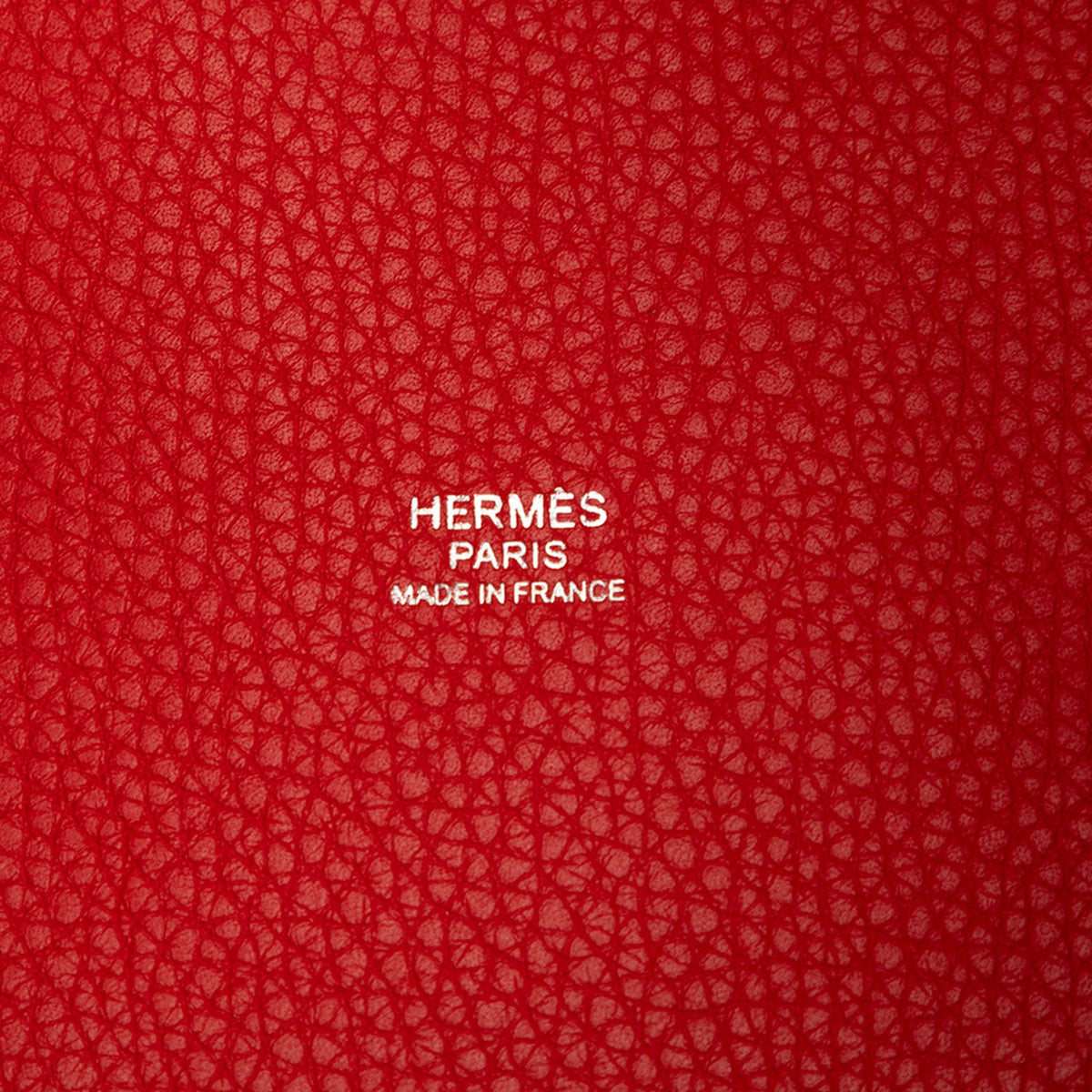 Second hand Hermes Picotin 18 Taurillon Clemence Leather Lock Bucket Handbag Rouge Casaque - Tabita Bags