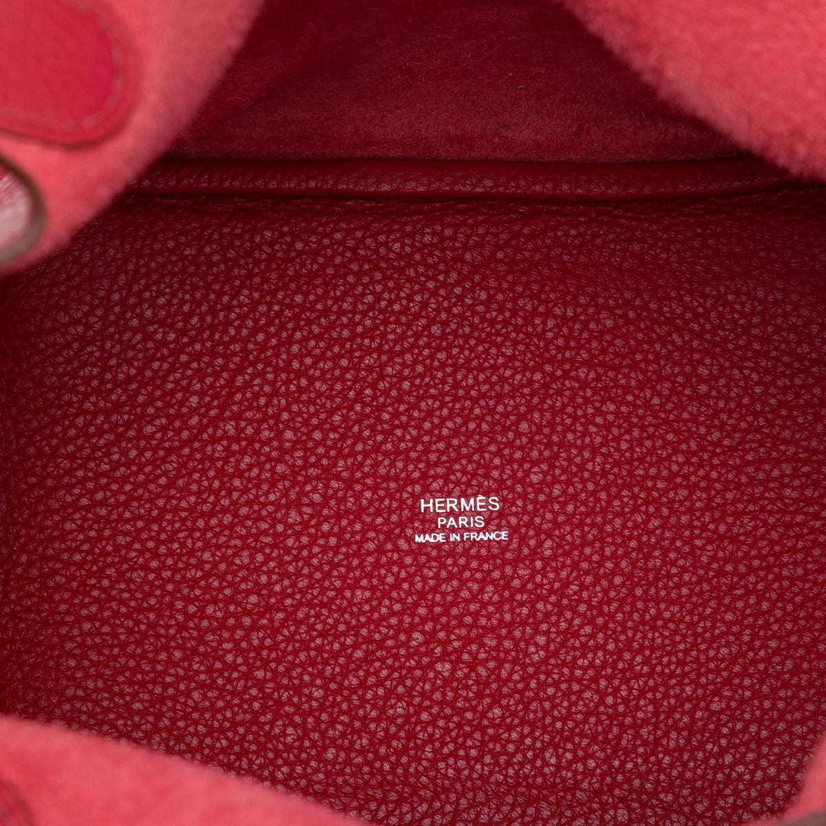Second hand Hermes Picotin 18 Taurillon Clemence Leather Lock Bucket Handbag Rubis - Tabita Bags