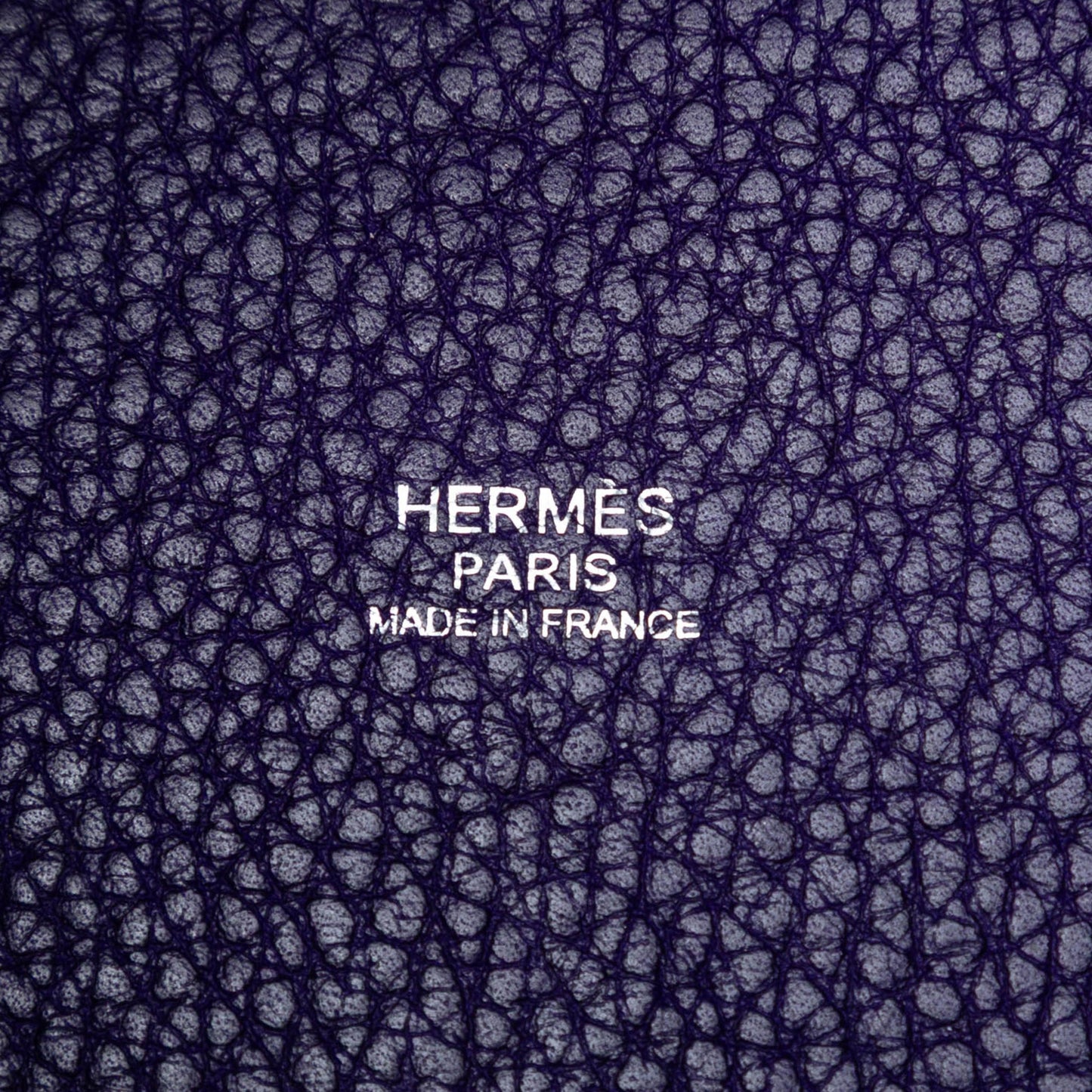 Second hand Hermes Picotin 18 Taurillon Clemence Leather Lock Bucket Handbag Ultraviolet - Tabita Bags