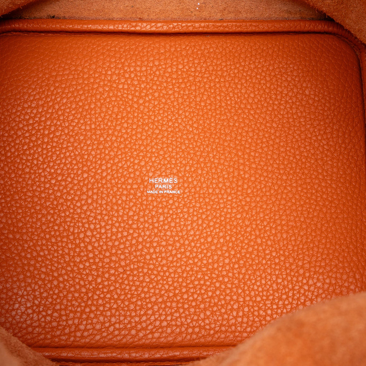 Second hand Hermes Picotin 22 Leather Lock Bucket Handbag Bicolor - Tabita Bags